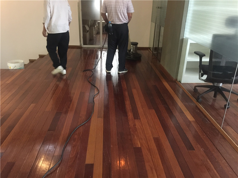 城子河区地面清洗案例